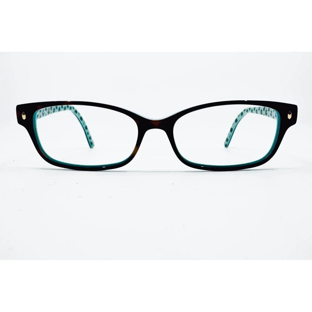 Kate Spade Eyeglasses Womens Brown Teal Floral Lucyann 2NL 135 51-16-135